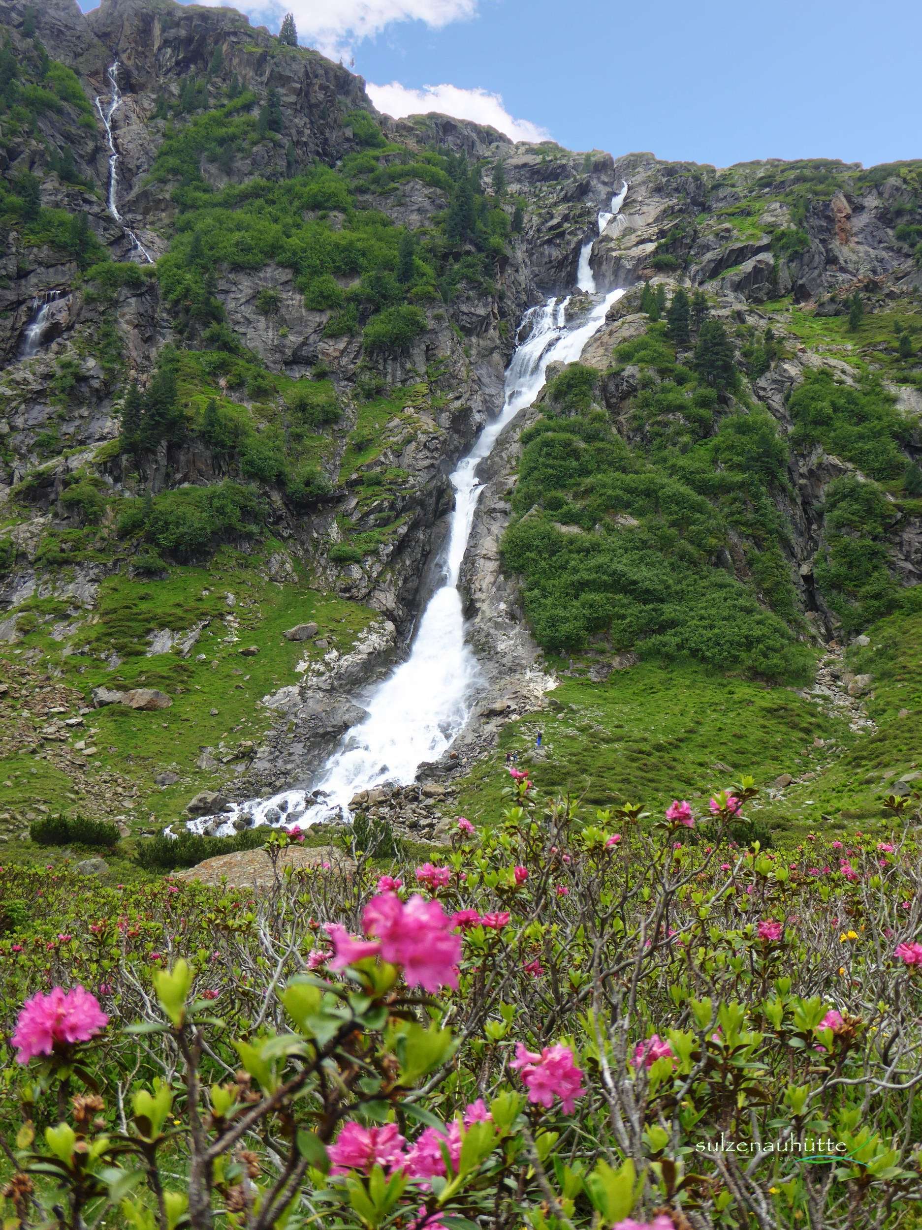 WildeWasserWeg - Wasserfall unter Sulzenauhütte